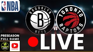 Live Brooklyn Nets X Toronto Raptors Nba Real-Time Playbyplay Preseason