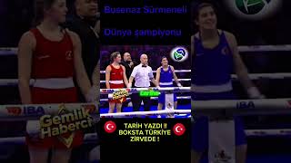 Türk Boksunun Gururu, Altın Yumruk Busenaz Sürmeneli, Dünya Şampiyonu Oldu