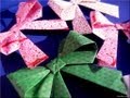 Origami Bows (page 1). YouTube Christmas Video Tutorials