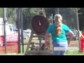 Ax-throwing woman Robyn Irvine chases off burglar in Hemet, California