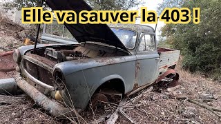 Je Sauve Une Peugeot 403 Pickup Avec Une Autre Épave