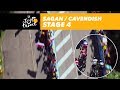 Sprint comparison - Sagan / Cavendish - Stage 4 - Tour de Fra...