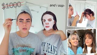 Giving Ourselves A "DIY" Makeover for $0 *Glow up...kinda* | Mescia Twins
