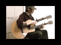 T-cophony plays the doubleneck guitar "Closed"