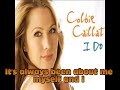 I Do Colbie Caillat Lyrics ♥