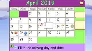 Starfall Calendar April 2019 Calendar For Kids