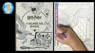 Harry Potter Coloring Book by Scholastic Owl Wizard Magic Speed Color - Family Toy Report