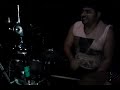 sapao batera aquecendo antes do show