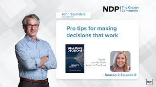 The Creator Community Podcast | Interview with the author of Well Made Decisions | Jennifer Davis