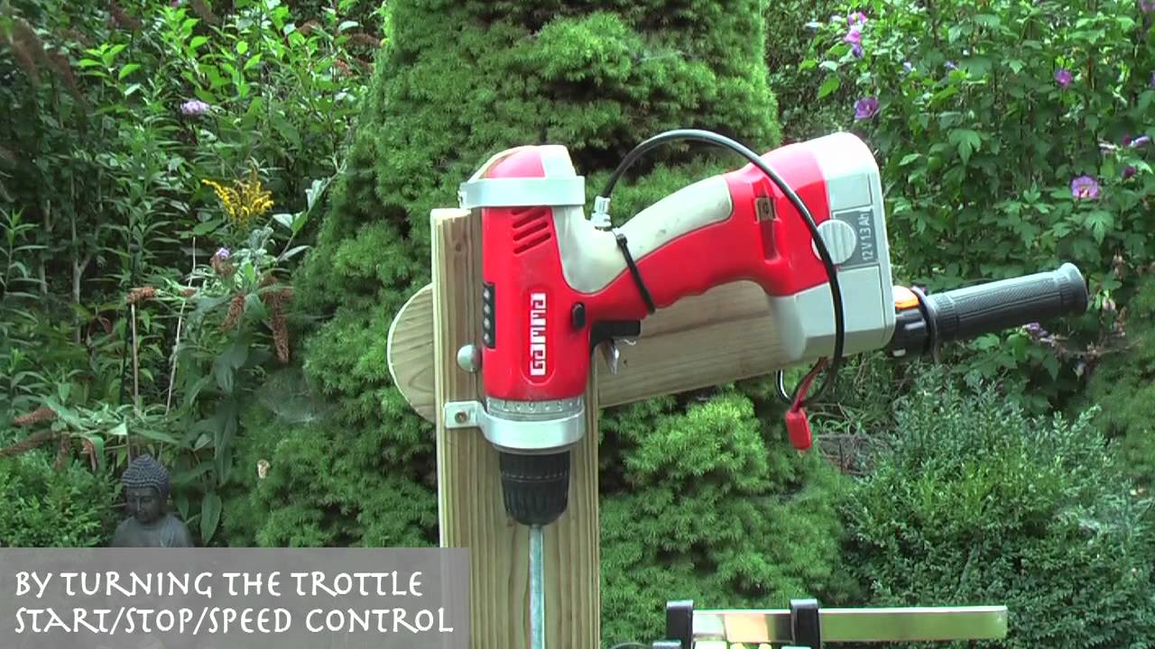 Trolling motor made from wood - YouTube