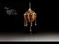 Micro Macrame Beaded Christmas Bauble Micro Macrame Beaded Christmas Bauble