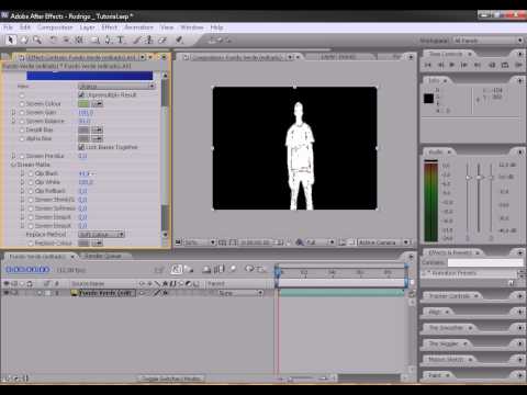 Как сделать хромакей в after effects