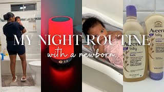 Realistic Night Routine With A Newborn Living Alone Diaries, Solo Mom Baby Bath Time