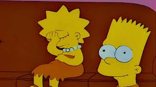 Bart And Lisa Ysing The Tv Frames Green Screen