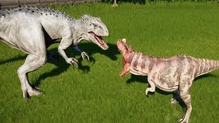 Indominus Rex Max Vs All Dinosaurs - Juric World Evolution