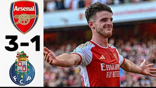 Arsenal Vs Porto 3-1 Highlights & All Goals 2024