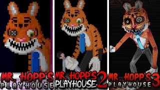 Evolution Of Mr. Stripes - Mr. Hopps Playhouse Vs Mr. Hopps Playhouse 2 Vs Mr. Hopps Playhouse 3
