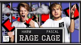 THE WORLD'S HARDEST GAME in RAGE CAGE met Pascal en Harm | LOG
