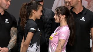 Lexy Chaplin Vs. Agata Fagata Fąk - Weigh-In Face-Off - High League 2