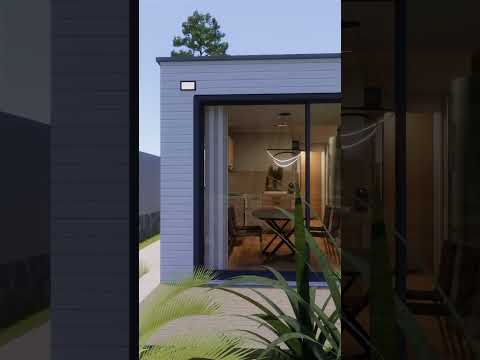 Mini Casa 44 M²| Plano de Casa 5X9 | Tiny House | 5X9 House (44 SQM)| Small House Design Idea desain interior rumah