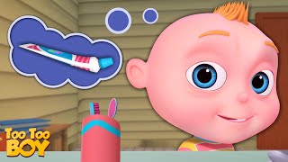 Toothpaste Episode Single Too Too Boy Cartoon Animation For Children