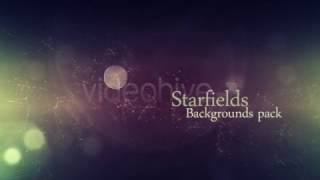 Starfields Backgrounds Pack After Effects Template