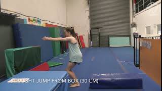 Straight Jump 30cm (Testing skill)