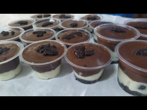 RESEP PUDING OREO COKLAT LUMER || Oreo No Bake Dessert