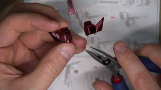 Piececool Shield Man Build (part 1). Tips Annotated in Description