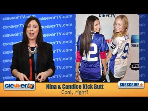 Nina Dobrev Candice Accola Kick Butt at the Celebrity Beach Bowl