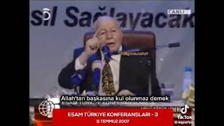 Namaz Kılan Yahudi Kölesi Seni Böyle Istiyorlar. Pr. Dr Necmettin Erbakan