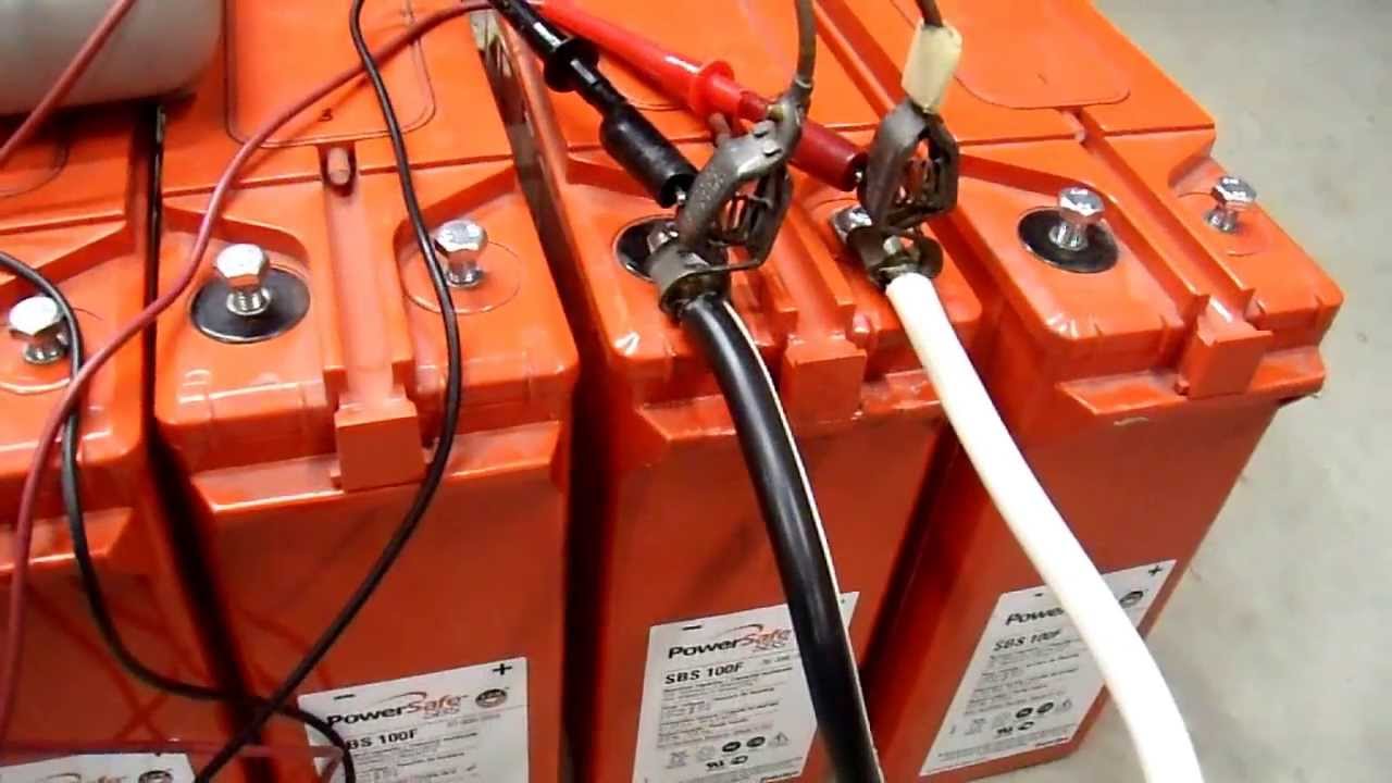 Battery Bank Part5 - Equalizing and Reconditioning a Sulfated Battery 