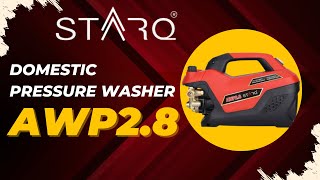 Starq Awp2.8 2800 W Heavy Duty 200-330 Bar Car Pressure Washer Installation And Usage