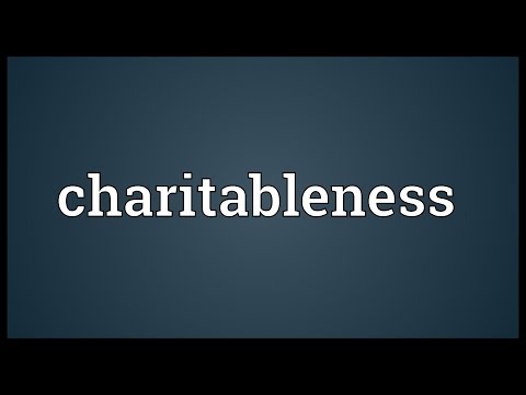 Header of charitableness