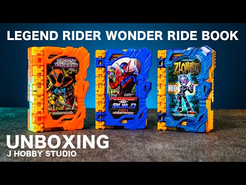 Kamen Rider Saber DX Ghost Build Zi-O Legend Rider Wonder Ride Book / ASMR Unboxing & Henshin Sound