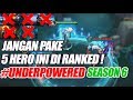 Download SULIT DIPERCAYA !! 5 Hero ini Sekarang Jadi LEMAH dan BURUK di RANKED | Mobile Legends Indonesia SULIT DIPERCAYA !! 5 Hero ini Sekarang Jadi LEMAH dan BURUK di RANKED | Mobile Legends Indonesia