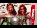 WWE ACTION INSIDER: The Funkadactyls Cameron and Naomi BP24 Wrestling figures mattel toy