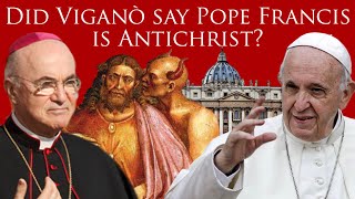 Did Viganò say Pope Francis is Antichrist? Can Pope be the Antichrist? Rome or Jerusalem?