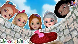 The Princess Lost her Shoe | Princess Magic Shoe | Princess Songs - Wands and Wings.