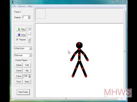 funny stick animation. Pivot Stickfigure Animator