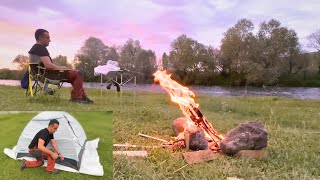 Bushcraft Kampi Lezzetli̇ Kamp Yemekleri̇ 4 K Ultra Hd Rahatlatici Vi̇deo