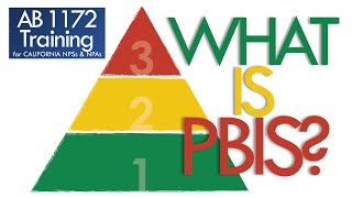 AB 1172 Training Module 1: PBIS