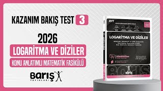 Üstel Fonksi̇yonlar Test 3 Sayfa 10-11 Bariş Yayinlari Logari̇tma Ve Di̇zi̇ler Fasi̇külü