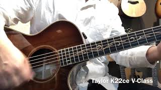 Taylor K22Ce V-Cl 山野楽器 ロックイン新宿 アコースティックギターフロア