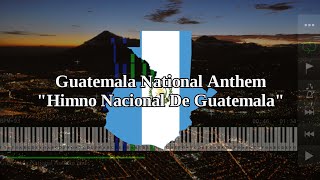 Guatemala National Anthem Himno Nacional De Guatemala - Piano