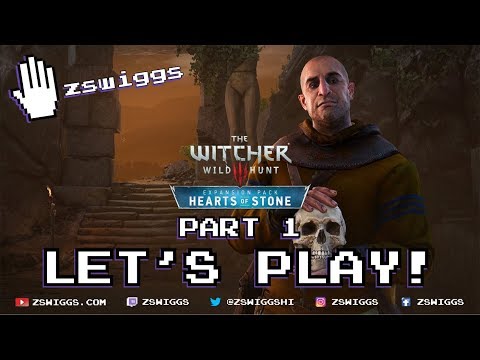 The Witcher 3: Hearts of Stone Let's Play! Part 1 Full Game with zswiggs