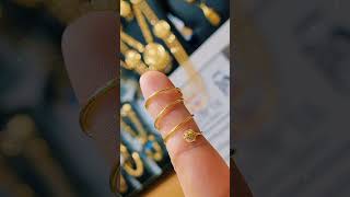 Latest 21K D Spring Ring Design 2021