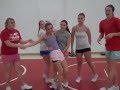 Voleybolcu kızlardan ilginç eğlence