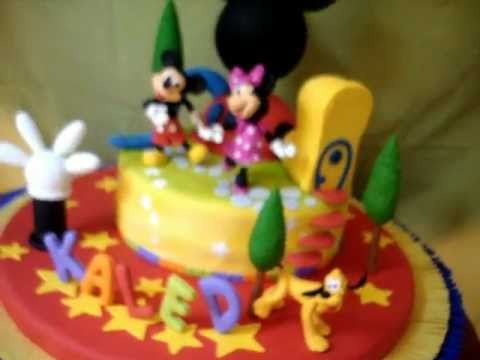 Mario Birthday Cake on Mickey Minnie Pluto Party Www Tortasvicky Com