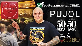Pujol Restaurante 2 Estrellas Michelín En Cdmx. Chef Enrique Olvera. Top Restaurantes Cdmx.